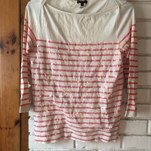 J Crew Striped Boatneck Shirt -XS